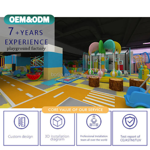 High Quality Indoor Children's Soft Play Equipment <b>Set</b> Commercial Children's Playground with Kids Trampoline - Product Image 3