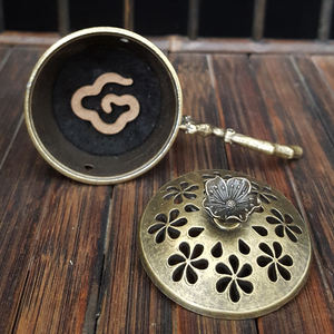 Yaratıcı alaşım el-held Lotus tohumu tütsü brülör kapalı küçük kule tütsü sandal ağacı çay töreni <span class=keywords><strong>Zen</strong></span> aksesuarları - Product Image 5