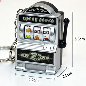 QQ Fashion Trend Keychain Toy Fruit Machine Slot Machine Keychain Personalized Creative Car Pendant <b>Key</b> <b>Ring</b> Gift Accessories - Product Image 6