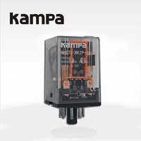 Relais électromagnétique KAMPA MK2P 220V CA à bobine non verrouillante DPDT 10A 8 broches miniature scellé enfichable de haute qualité