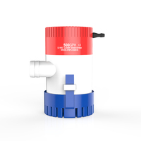 Pompe à eau de cale électrique MAMBAFLO 12V/24V DC 1100GPH pour bateau, pompe submersible à haut débit, pompe manuelle pour eau de mer