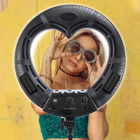 LV-480SII 18 pouces LED cercle Selfie Ringlight éclairage photographique Tiktok anneau lumière support vidéo Studio lumières doux noir blanc