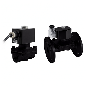 Vanne solénoïde à diaphragme à commande urgente COVNA DN100 4 pouces 2 voies 24 volts normalement fermée en acier inoxydable à bride pour gaz - Product Image 4