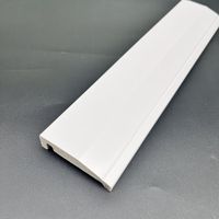 Plinthe Moderne en Polystyrène PS Étanche, Profil Décoratif Haute Densité pour Sol et Mur, Idéal pour la Maison