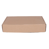 Boîte à chaussures en carton ondulé écologique, recyclable, réutilisable, biodégradable, auto-assemblante, design oblong, taille et motif personnalisables