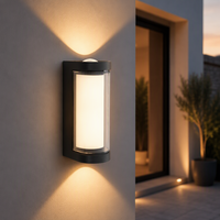 Applique murale LED moderne étanche IP65, éclairage haut et bas