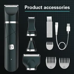 New T Blade And Foil Clipper Waterproof Professional Rechargeable Electric Hair Clipper Epilator For Men