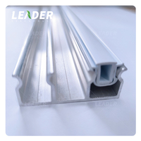 Agriculture Serre Système de fixation pour film et tissu Profil de verrouillage en aluminium et clip Richel/Conception autobloquante Casier en PVC