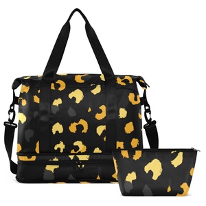 Juego de Bolsas de Hombro de Gran Capacidad con Separación para Ropa Seca y Mojada, Bolsa de Viaje Deportiva y de Fitness con Cierre de Cremallera - Product Image 2