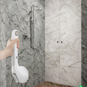 Barre d'appui murale moderne Hongdec pour salle de bain, poignée de sécurité amovible à ventouse, 60 cm, en ABS, garantie 1 an - Product Image 3