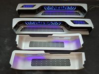 Kit de seuil de porte LED RGB en aluminium pour Benz Vito W447 |   Décoratif de seuil de porte avec éclairage de bienvenue