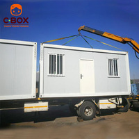 Cbox Maison portable de 20 pieds, dortoir de chantier, maison modulaire préfabriquée, conteneur détachable