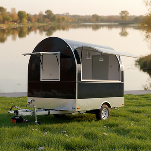 Spedizione Gratuita Rimorchio Alimentare Mobile Rotondo a Basso Costo Produttore OEM <span class=keywords><strong>Food</strong></span> <span class=keywords><strong>Truck</strong></span> per Catering - Product Image 1