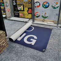 Bannière en vinyle PVC grand format personnalisée résistante aux UV avec impression numérique sur tissu maillé pour publicité extérieure