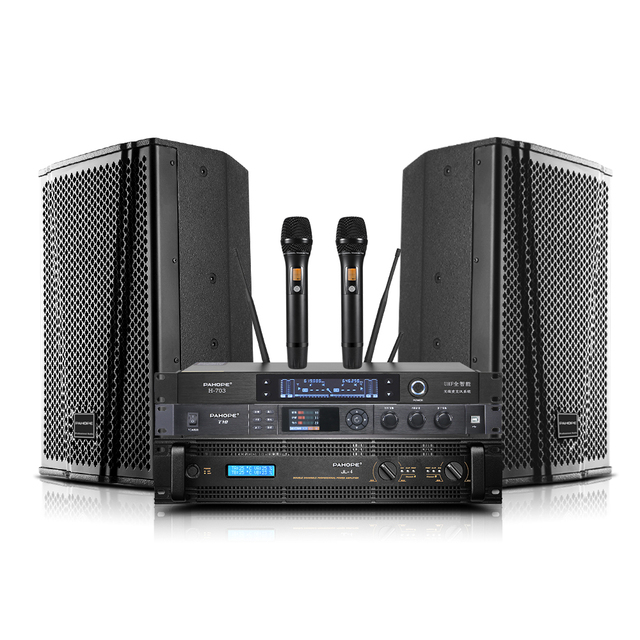 Professional KTV Audio Set of a Full Set of High-end Jukebox bar Project Equipment 10-inch Speakers