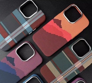 เคสโทรศัพท์ลาย<span class=keywords><strong>เมฆ</strong></span> คาร์บอนไฟเบอร์แม่เหล็กโลหะรุ่นใหม่มาแรง สำหรับ iPhone 15 14 13 12 Pro Max - Product Image 2