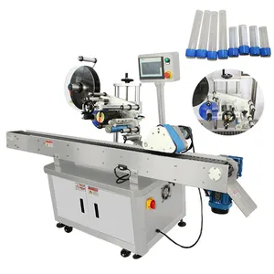 Good prices automatic oval bottle filling capping and labeling machine label sticker label machine for plastic cup