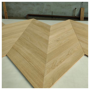 Francese Chevron AB grado europeo di quercia bianca facile installazione rovere ampia tavola pavimento in legno ingegnerizzato per Hotel - Product Image 2