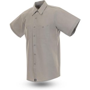Chemise de travail industrielle à manches courtes pour homme personnalisée S12, résistante aux plis - Product Image 2