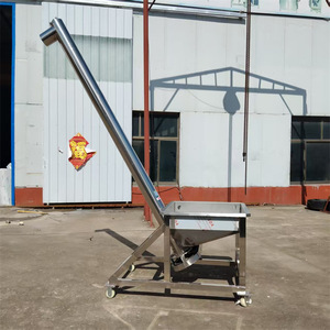 Convoyeur hélicoïdal incliné 5,5 kW 380 V à vitesse réglable, durable pour usine de fabrication - Product Image 4