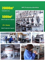Revêtement de terrasse en composite bois-plastique (WPC) certifié CE, résistant aux UV, haute résistance, extérieur, solide, imperméable, utilisation extérieure, grain de bois moderne