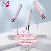 Lampe UV sans fil rechargeable ultra-légère Hot O Nail AI pour usage domestique, batterie intégrée 800 mAh, protection oculaire automatique, séchage rapide