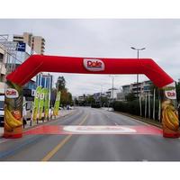 Arche gonflable pour événement sportif, arche d'entrée publicitaire durable avec souffleur d'air