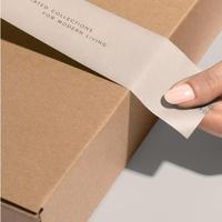 Boîtes d'emballage adhésives auto-scellantes kraft personnalisées boîte d'expédition d'expédition avec fermeture éclair à bande déchirable facile à déchirer avec fermeture éclair