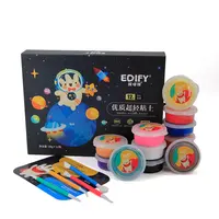 Heiße Produkte Amazon Multiple Color Kids DIY Pädagogische Luft Diy Soft Slime Super Light Clay Modellierung