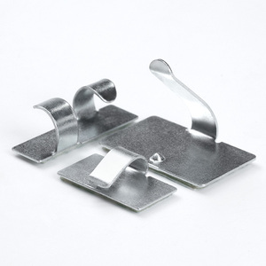 自粘式金属电缆夹 镀锌铁线夹 重型电线整理器 免打孔支架 - Product Image 1