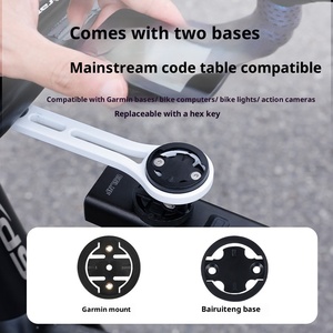 Support d'ordinateur de vélo en nylon pour guidon intégré de vélo de route-compatible avec <span class=keywords><strong>Garmin</strong></span>, Bryton, Cateye et caméra d'action - Product Image 5