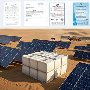 Venta caliente 20.000 litros Horizontal Rectangular GRP tanque de agua de fábrica personalizada entrega rápida 220V - Product Image 4