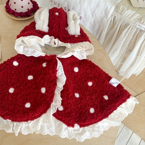 Girls Fleece Cape Winter Princess Shawl <b>Coat</b> Thickening Sleeveless Soft With Label <b>Toddler</b> Clothing - Product Image 3