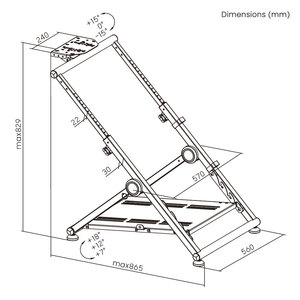 Solución de Juego Económica y Conveniente, Soporte Plegable para Volante de Carreras para Espacios Pequeños - Product Image 6