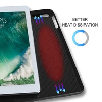 Vente Chaude pour iPad 11e Génération Air 5 11 13 Pouces Pro 13 Pouces Étui en Silicone TPU avec Support et Porte-Crayon