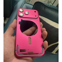 DIY OEM Vente en gros Populaire Dubaï Cadre arrière de téléphone de luxe coloré Électroplaqué Boîtier de téléphone pour iPhone 17 Pro Max