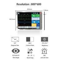 Écran LCD TIANMA 8,4'' 800*600, Interface LVDS 20 Broches TM084SDHG01-02, Affichage pour Moniteur Patient, Modules LCD 8,4 Pouces