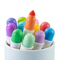Marqueurs lavables STA 12/24/36 couleurs, stylos aquarelle pour l'éducation précoce des bébés, marqueurs artistiques à base d'eau non toxiques pour le dessin des enfants