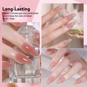 CANNI HEMA libero 9ml di smalto rosso traslucido per unghie ad alta pigmentazione colore trasparente smalto nudo naturale per unghie francese - Product Image 6