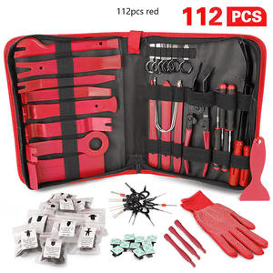 Kit de Herramientas para Desmontar el Estéreo del Automóvil Kangalu, 112/200/238 Piezas, Estuche Blando de Material PP/POM para el Interior, Molduras de Audio, Panel de Puerta, Tablero - Product Image 5