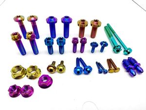 Prix usine M6 M8 M10 GR5 moto Auto automobile Sprint Midget voiture titane Hex bride boulons couleur <span class=keywords><strong>bonbon</strong></span> boulons - Product Image 6