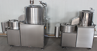 Damatic continue éplucher pomme de terre laver cuisine figue de barbarie pommes épluchage rondelle trancheuse cutter et éplucheur machine à laver à vendre