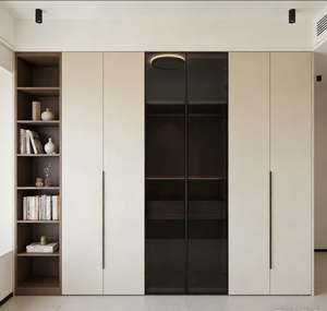 Diseño de Vestidor de Lujo al por Mayor, Armario de Madera Personalizado con Estantes Ajustables, Cajones y Organizador de Almacenamiento - Product Image 1