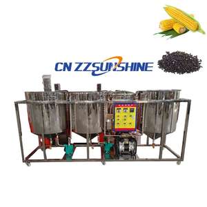 อุปกรณ์การกลั่นน้ำมันที่กินได้ขนาดเล็กถั่วลิสงเรพซีดถั่วเหลืองวอลนัทสายการผลิตการกลั่นน้ำมันดอกทานตะวัน - Product Image 4