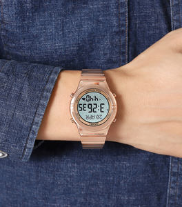 SKMEI 2200 islamique Finder Qibla Direction boussole musulman numérique <span class=keywords><strong>Al</strong></span> <span class=keywords><strong>Fajr</strong></span> Azan montre poignet temps prière noir montre pour hommes ultra - Product Image 4