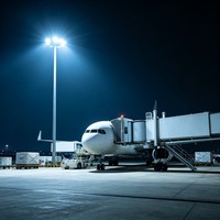 Projecteur LED à mât haut en acier galvanisé à chaud 400W 25m 28m, éclairage extérieur d'aéroport, personnalisé en usine OEM