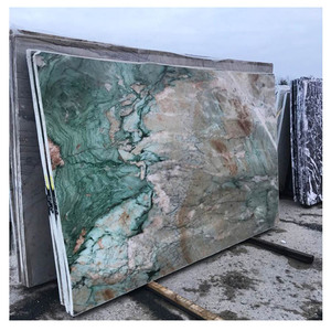 Proyecto de lujo de decoración de piedra, mármol verde de cuarzo, galolito, cuarzo - Product Image 6