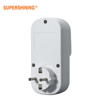 Prise de protection contre les surtensions et les sous-tensions réglable 16A, AC 220V, prise EU, monophasée avec protection contre les surcharges et les surintensités, 40A/63A