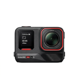 กล้องดิจิตอล Insta360 Ace Pro 2 4K พร้อมระบบออโต้โฟกัส 24MP หน้าจอสัมผัส เลนส์หน้า/หลัง แฟลช สำหรับการถ่ายวิดีโอบล็อกและการถ่ายภาพแบบไม่มีกระจก - Product Image 1