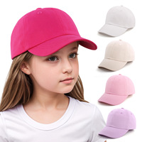 Novedades 2026, 4 Tallas, Gorra de Béisbol de Algodón para Niños y Niñas, Bebés y Niños Pequeños, Lisa, Sólida, de 6 Paneles, para Primavera y Otoño